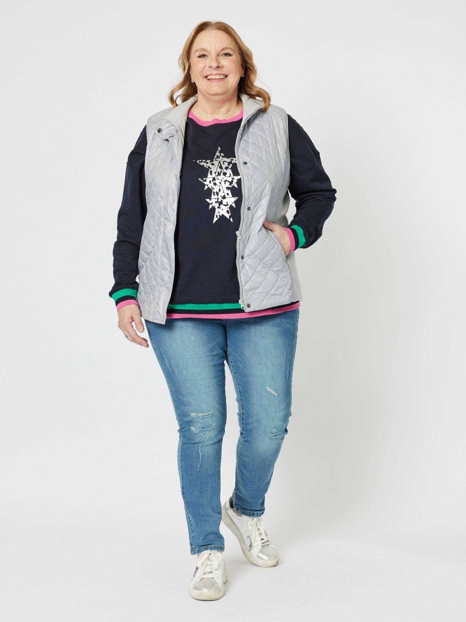 Brighton Puffer Vest - Silver