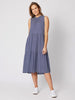 Mini Spot Dress - Navy