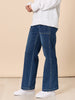 Hudson High Rise Wide Leg Jean - Blue Wash
