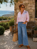 Hudson Wide Leg Jean - Denim