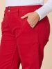 Hudson High Rise Wide Leg Jean - Red rc&co