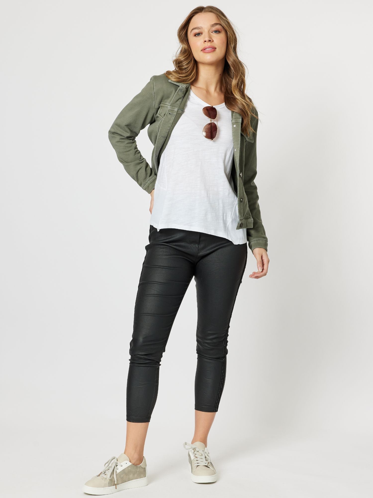 Molly Sweat Jacket - Khaki