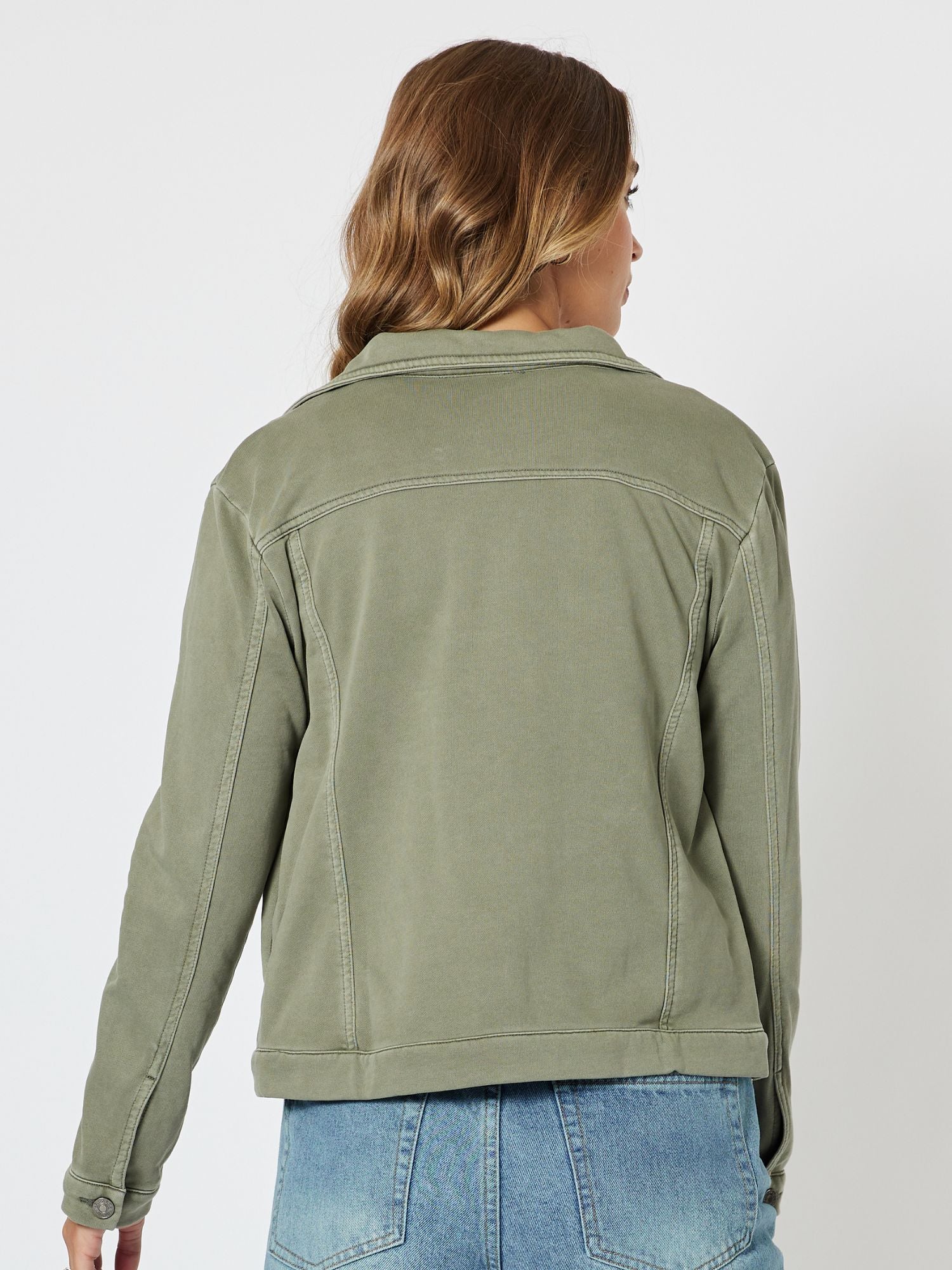 Molly Sweat Jacket - Khaki