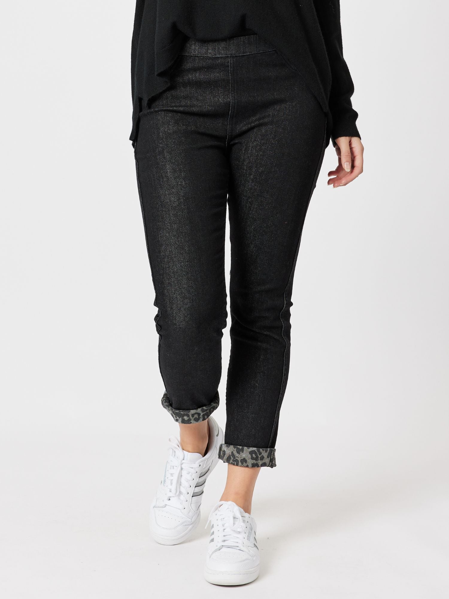 Reversible Pull On Jean - Black