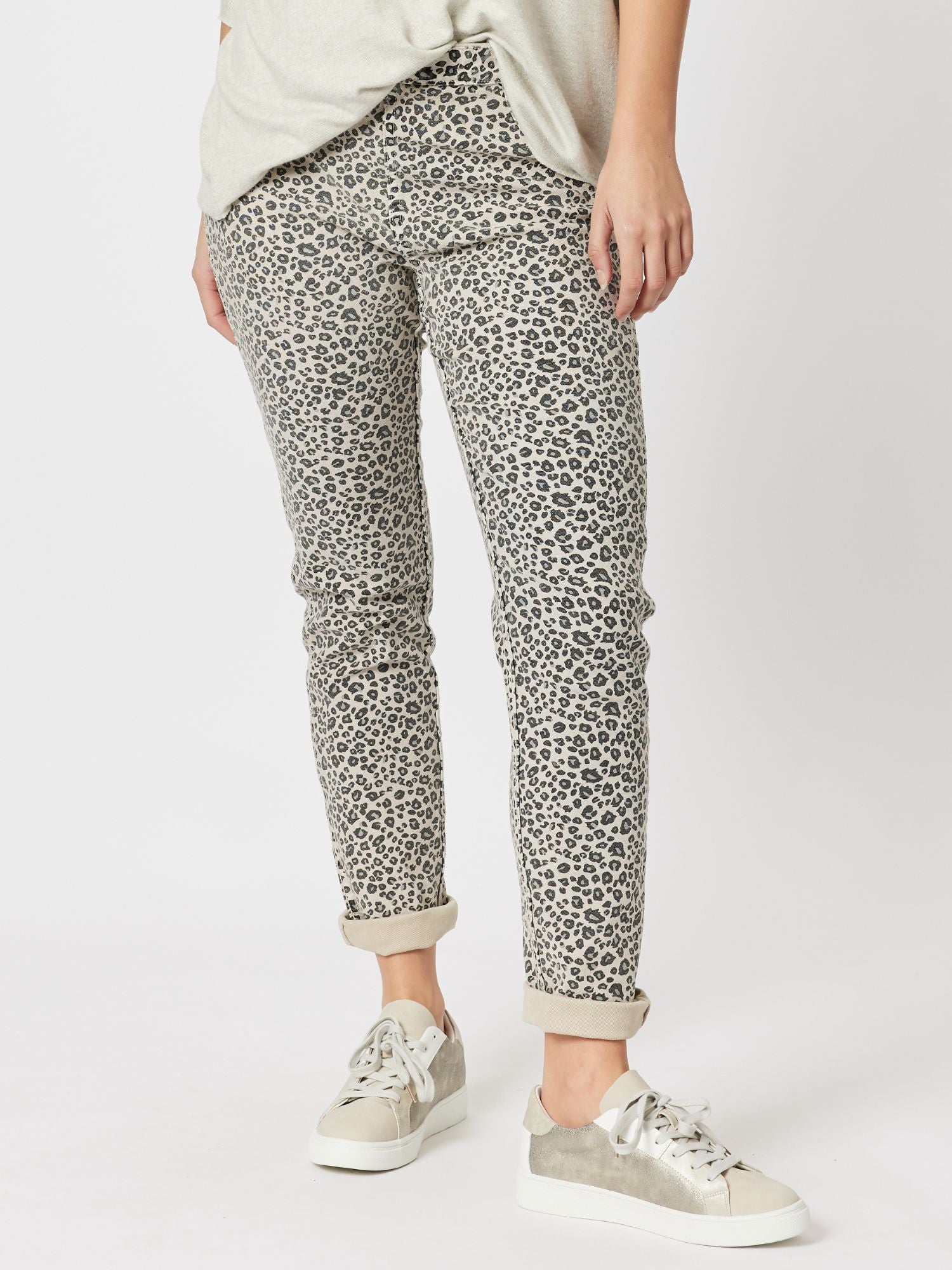 Reversible Pull On Jean - Stone