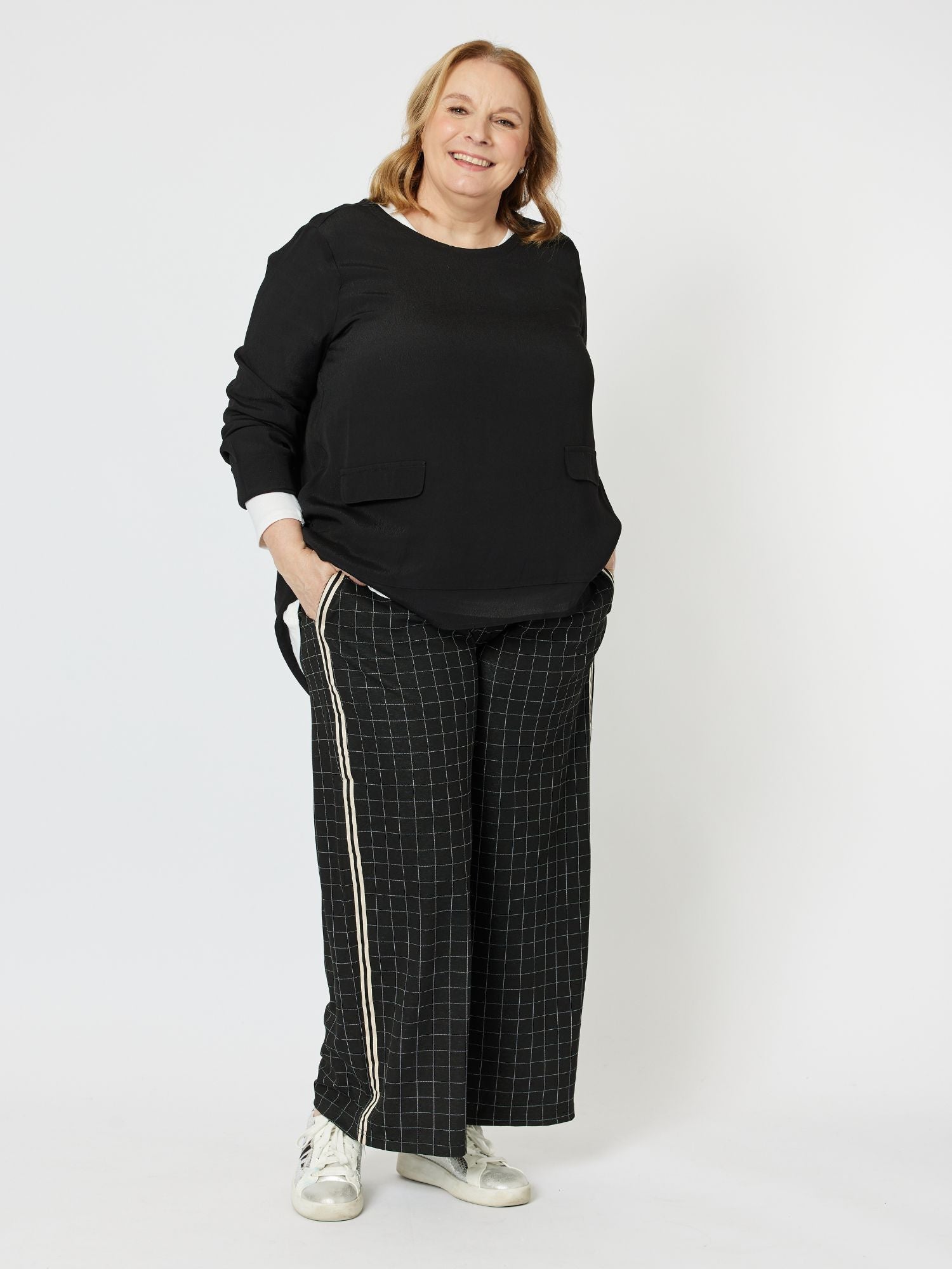 Kerryn Long Sleeve Top - Black