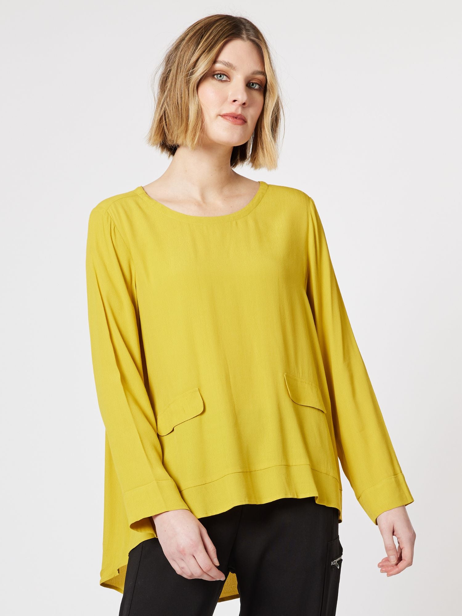 Kerryn Long Sleeve Top - Chartreuse