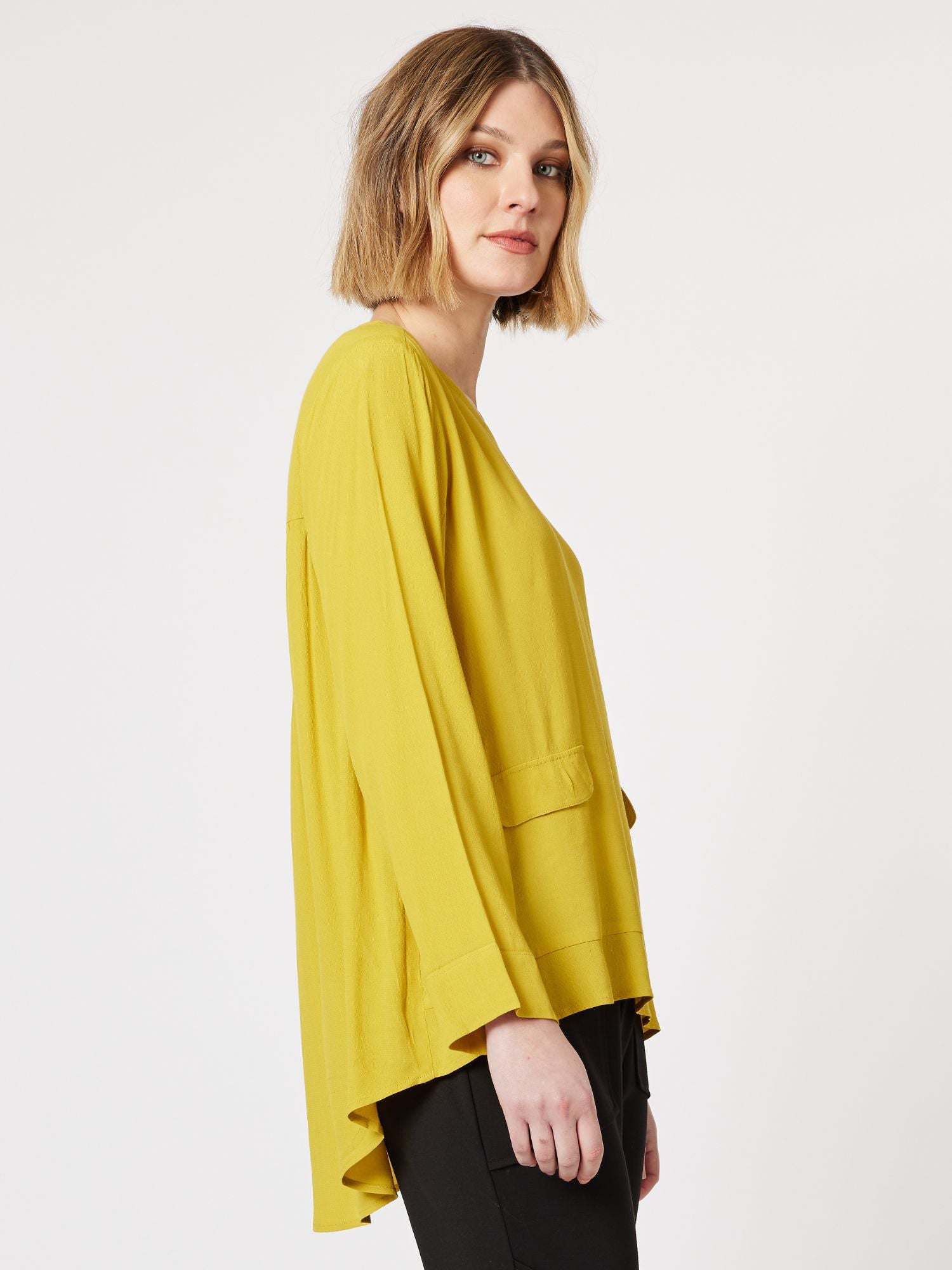 Kerryn Long Sleeve Top - Chartreuse