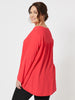 Kerryn Long Sleeve Top - Red