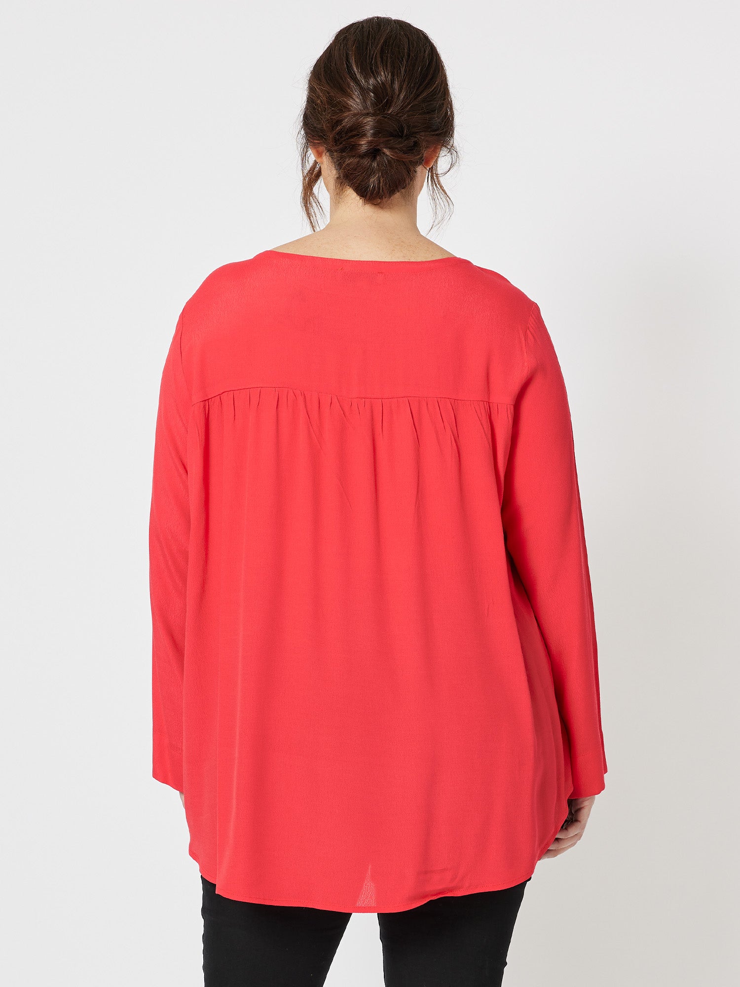 Kerryn Long Sleeve Top - Red