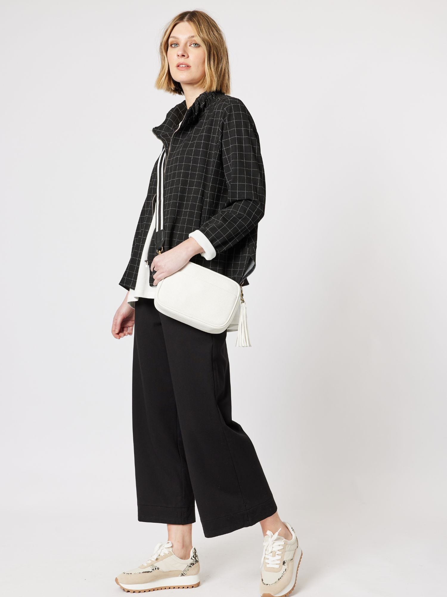 Derby Check Jacket - Black
