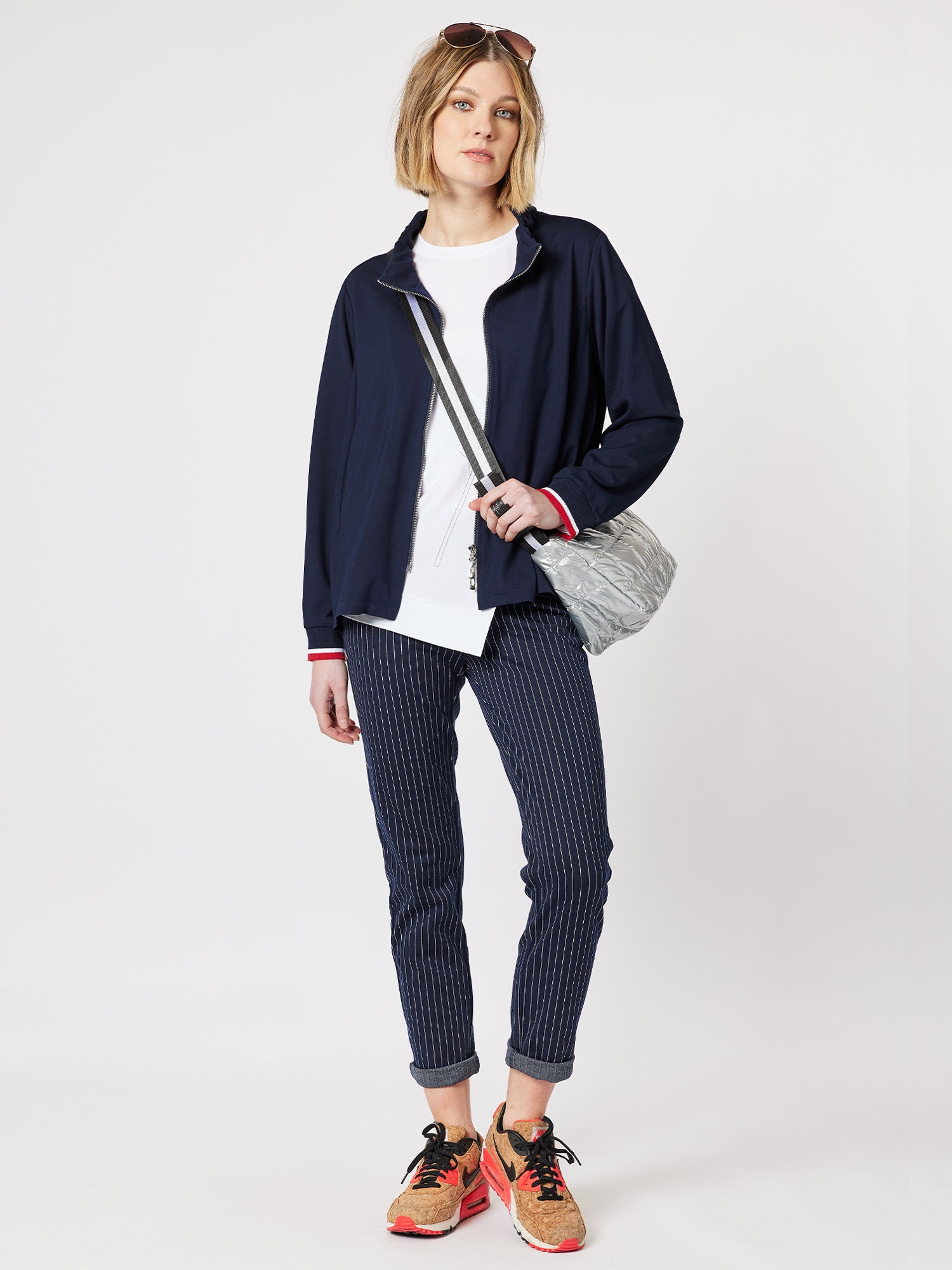 Fuchi Bomber Jacket - Navy