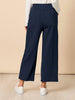 Kimmy Ponte Wide Leg Pant - Navy rc&co