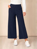 Kimmy Ponte Wide Leg Pant - Navy rc&co