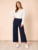 Kimmy Ponte Wide Leg Pant - Navy rc&co