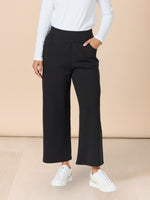 Kimmy Ponte Wide Leg Pant - Black