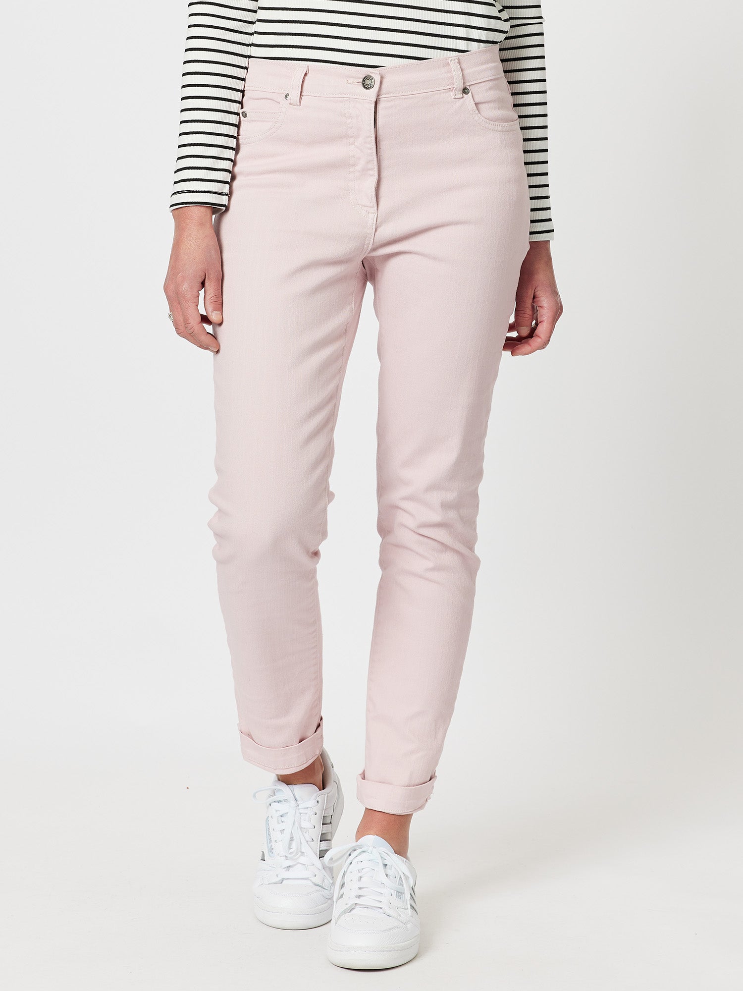 Marvel High Rise Slim Leg Jean - Blush
