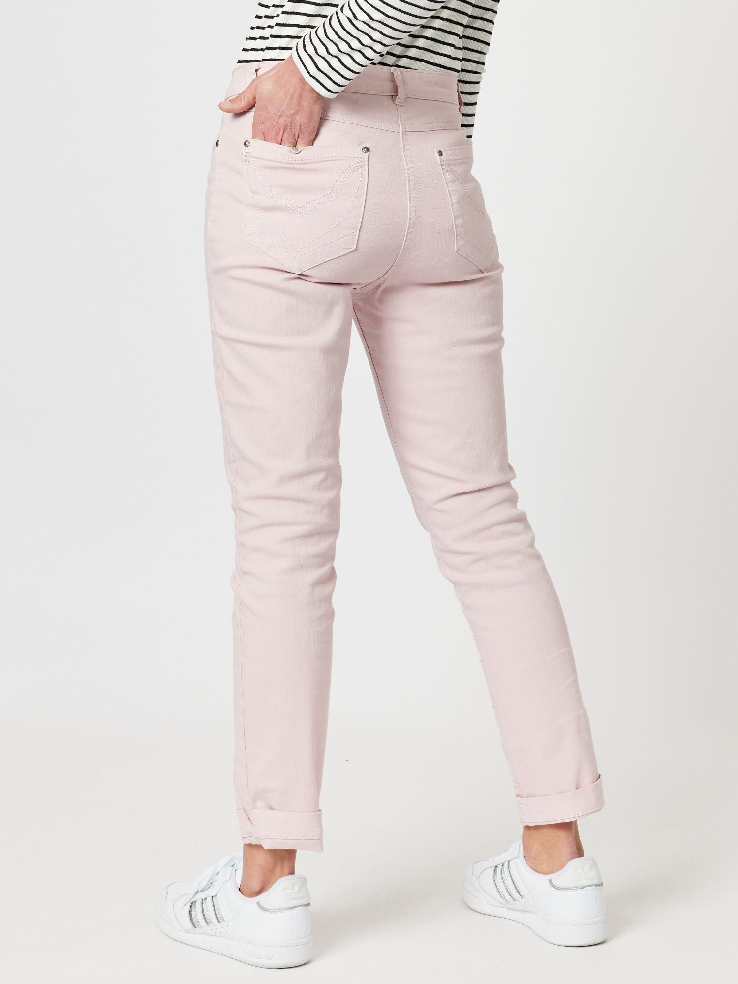 Marvel High Rise Slim Leg Jean - Blush