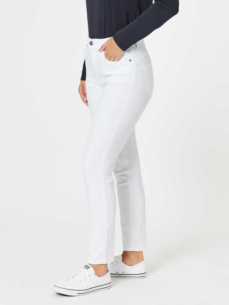 Marvel High Rise Stretch Jean - White