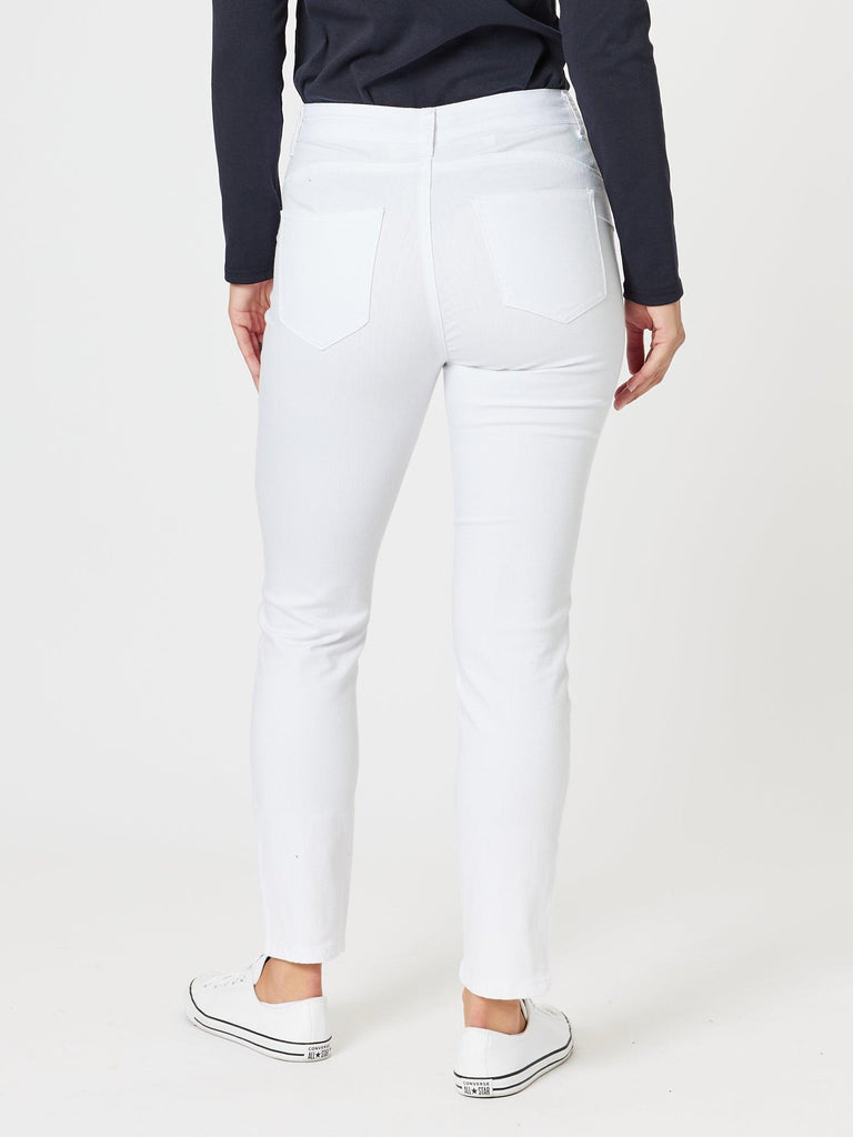 Marvel High Rise Stretch Jean - White