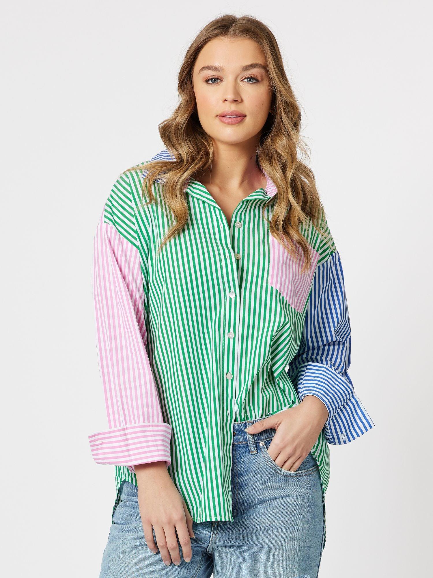 Hollywood Stripe Shirt - Green