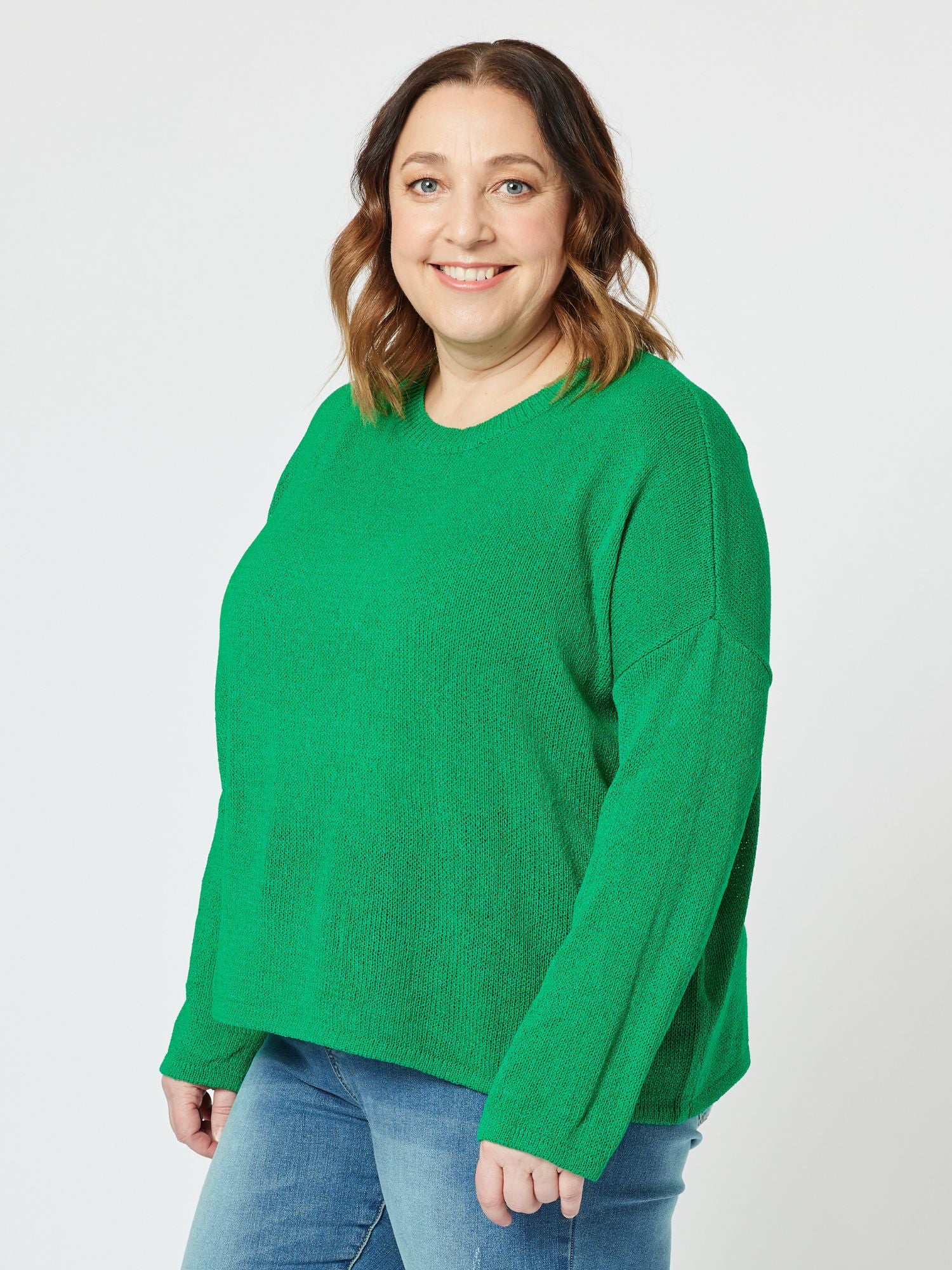 Key Hole Knit - Green