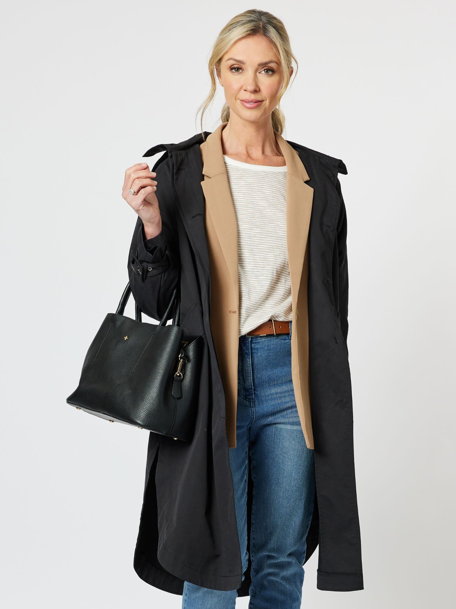 Rosa Trench Coat - Black