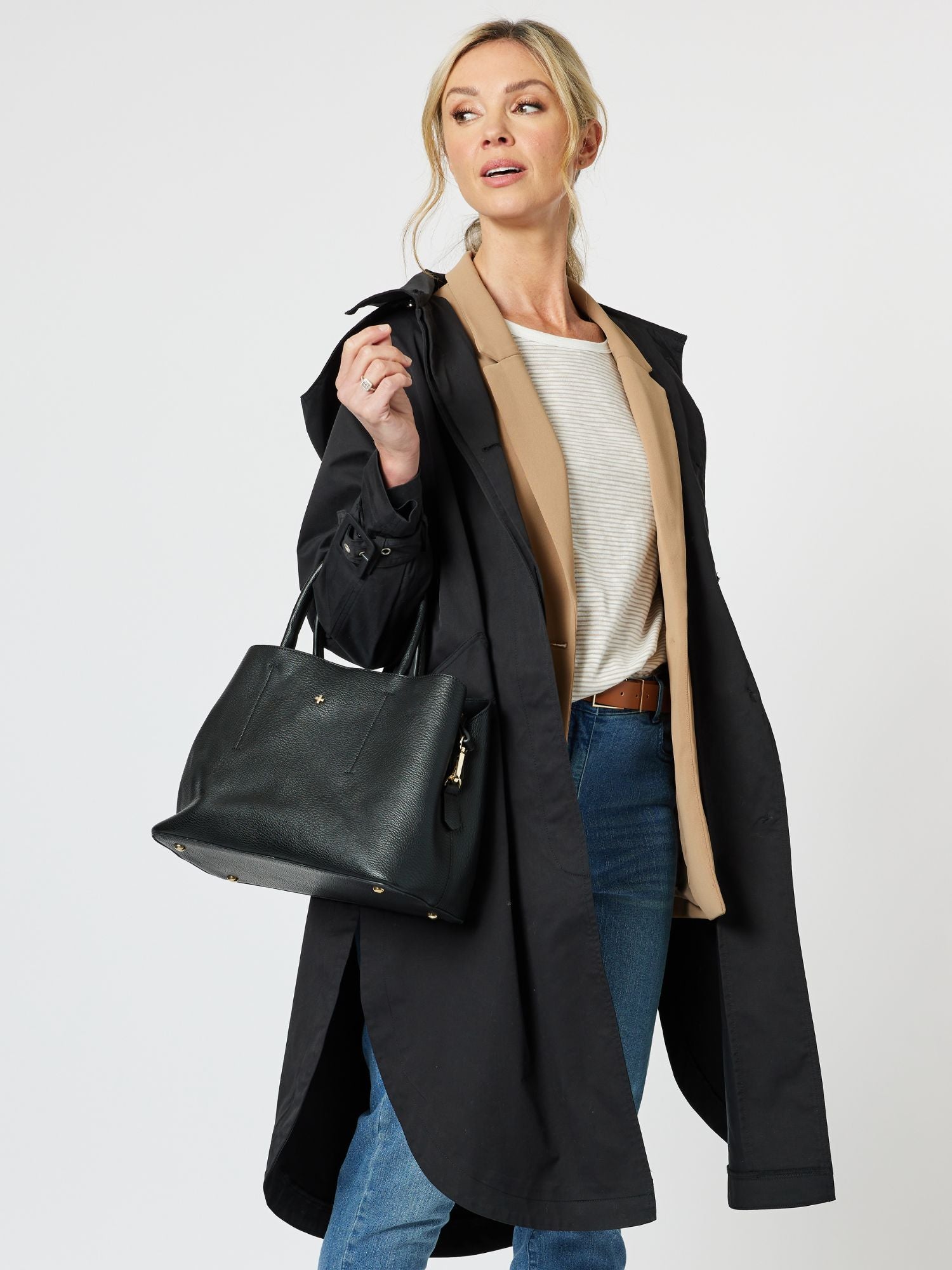 Rosa Trench Coat - Black