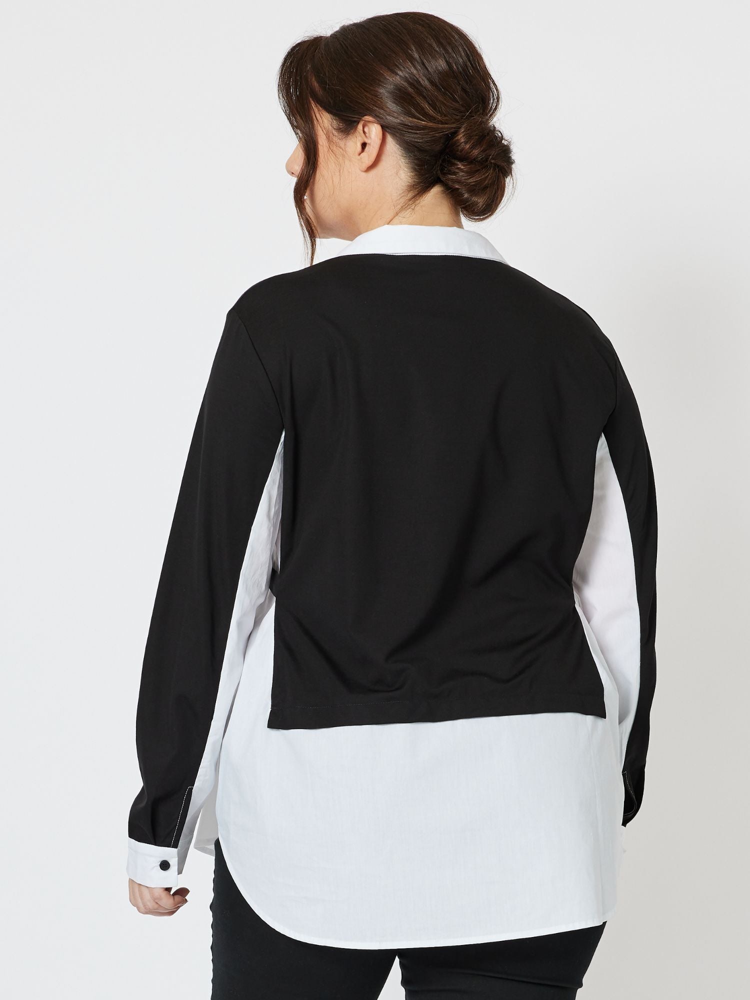 Zephyr 2 in 1 Top - Black