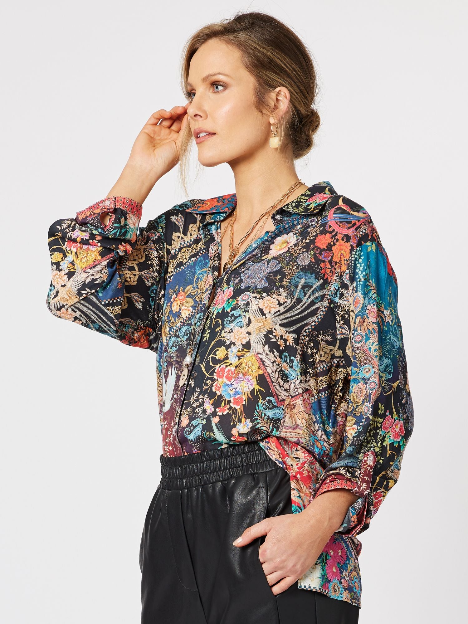Akira Print Shirt - Multi