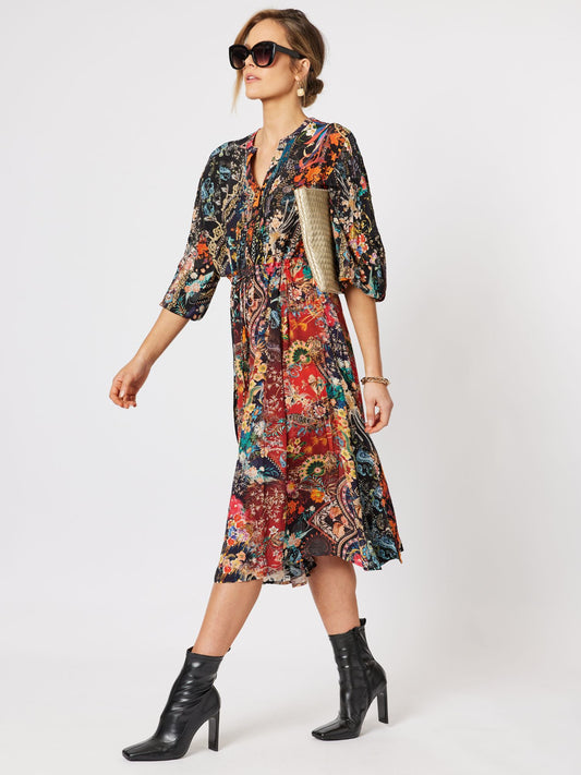 Akira Print Dress - Multi