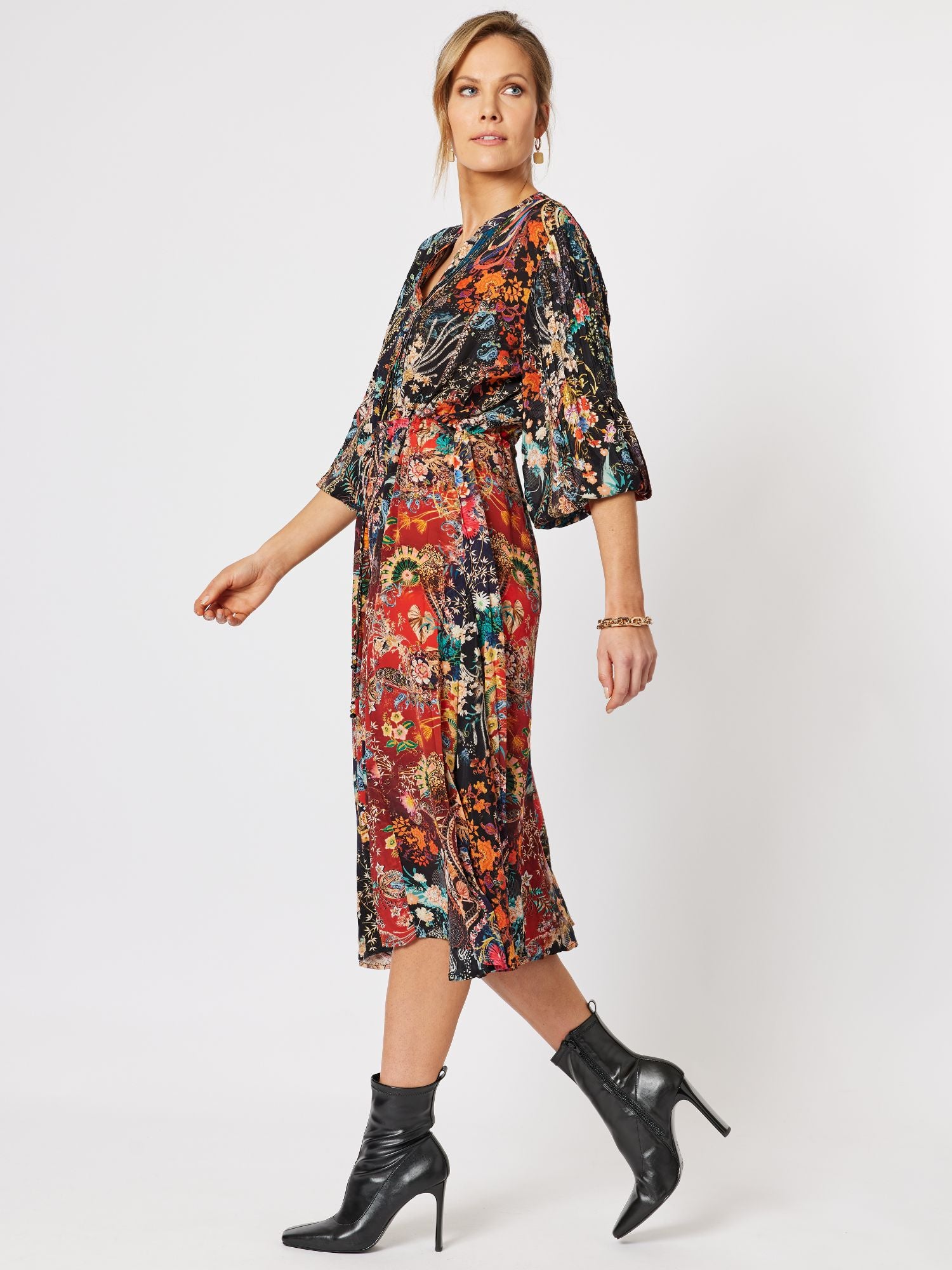 Akira Print Dress - Multi