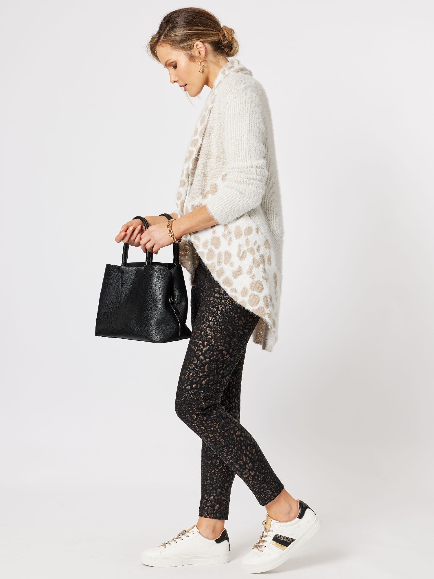 Marlow Knit Top Cardigan - Natural