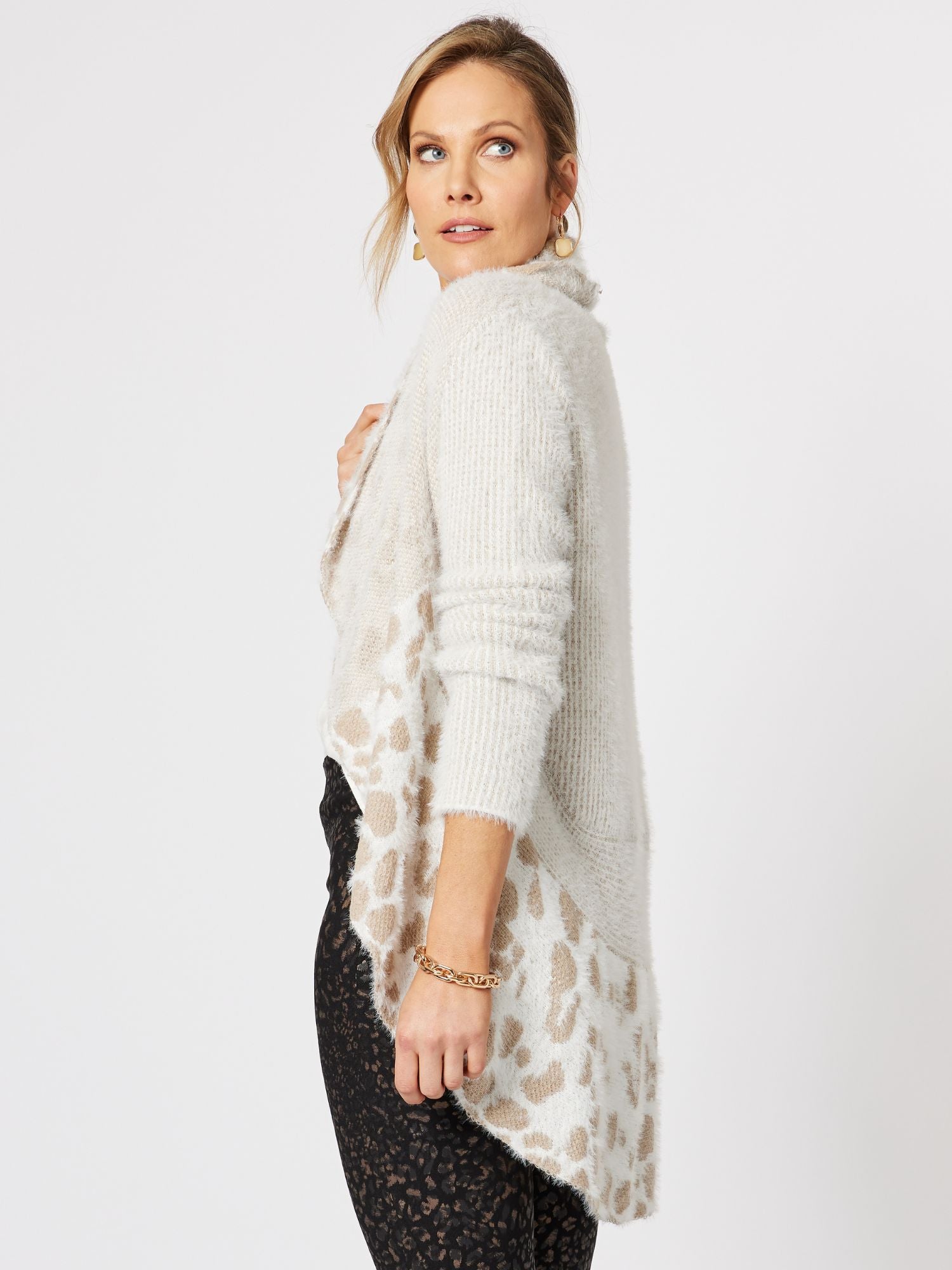 Marlow Knit Top Cardigan - Natural