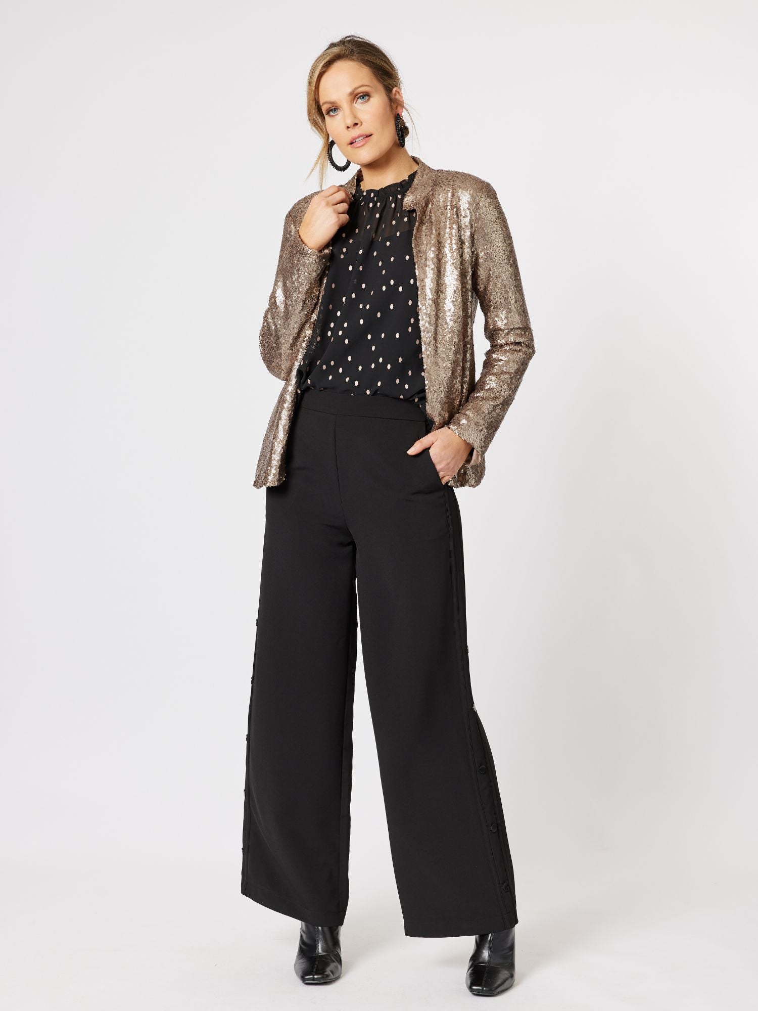 Darcy Sequin Jacket - Bronze