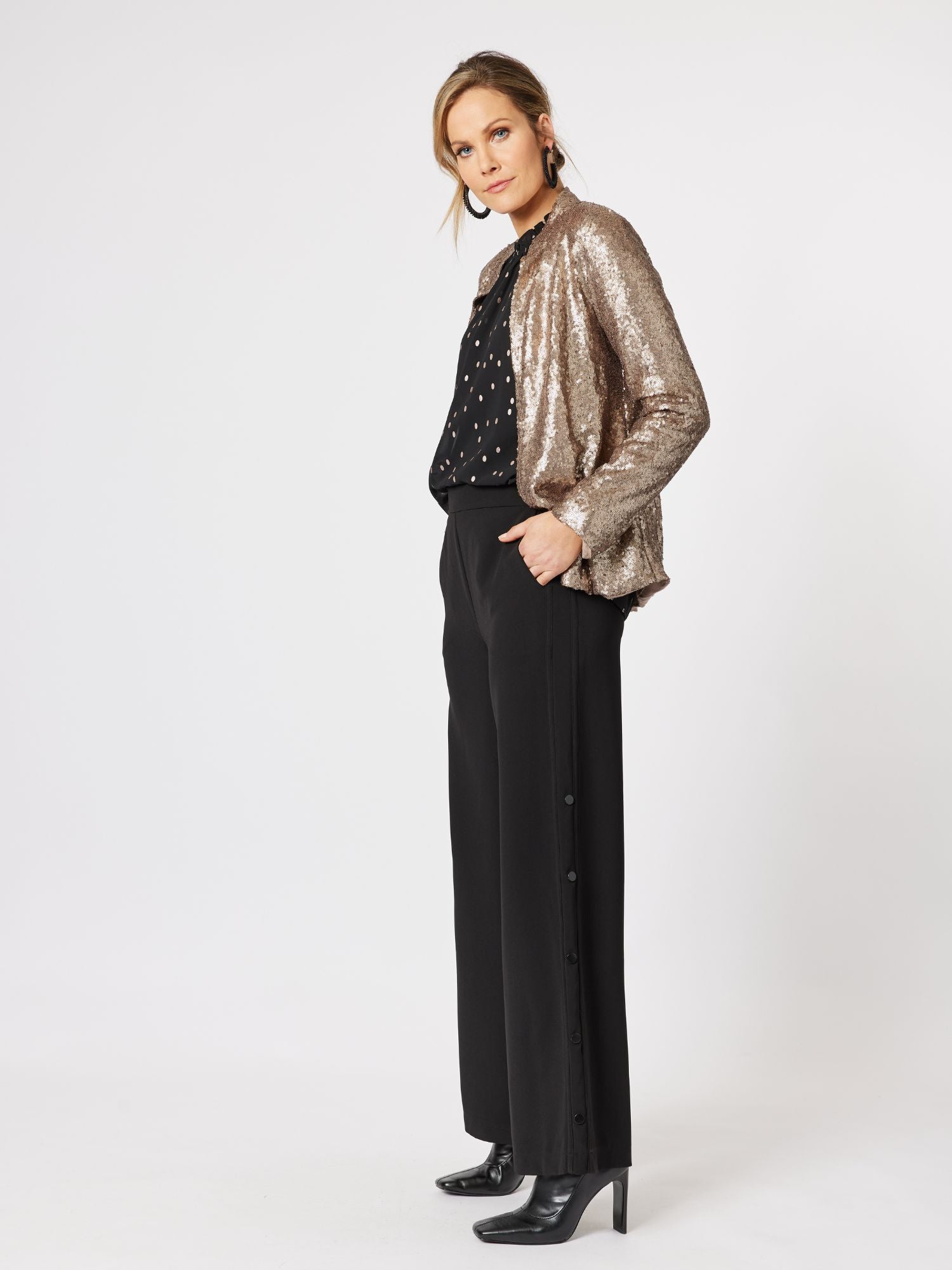 Darcy Sequin Jacket - Bronze