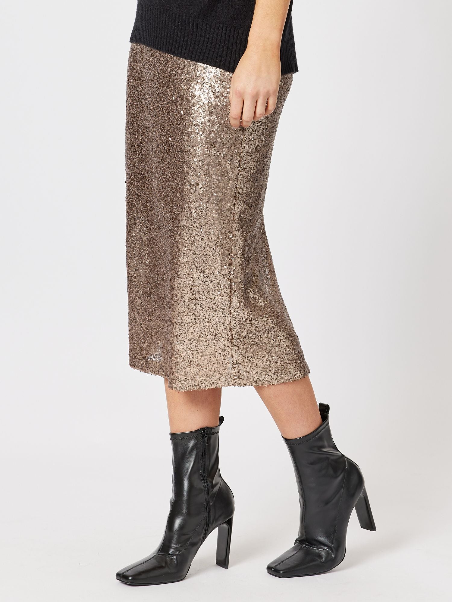 Darcy Sequin Skirt - Bronze