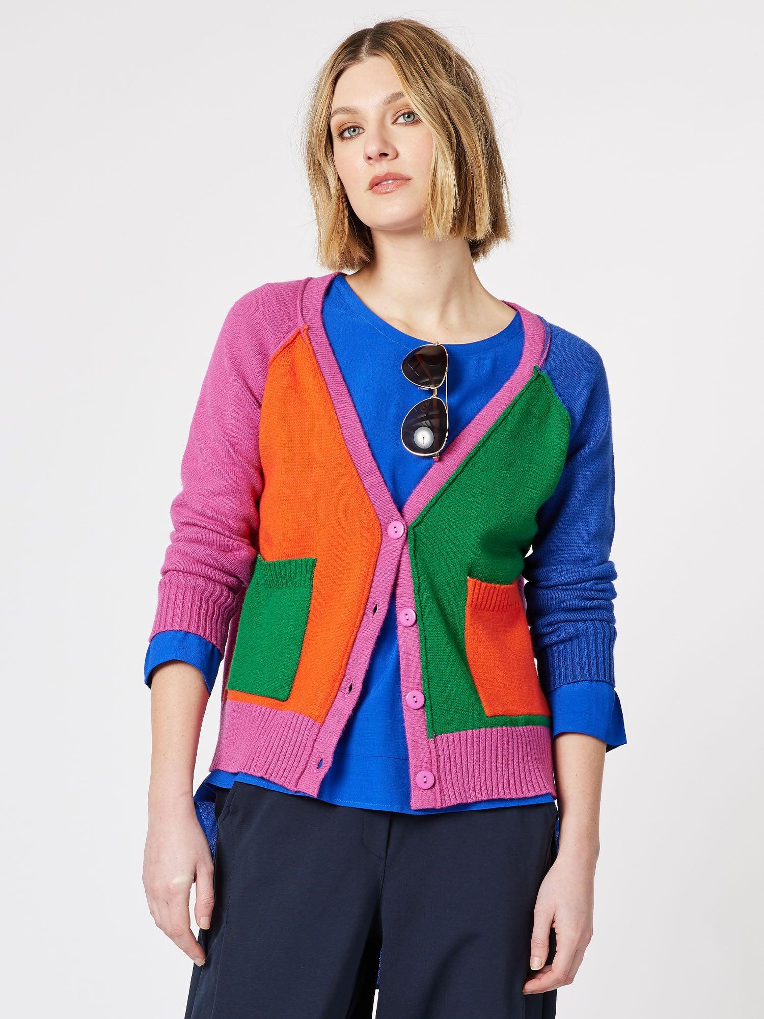 Multi Patch Cardigan - Multi