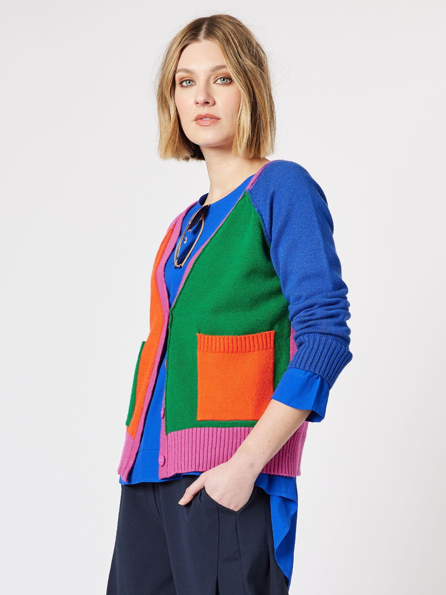 Multi Patch Cardigan - Multi