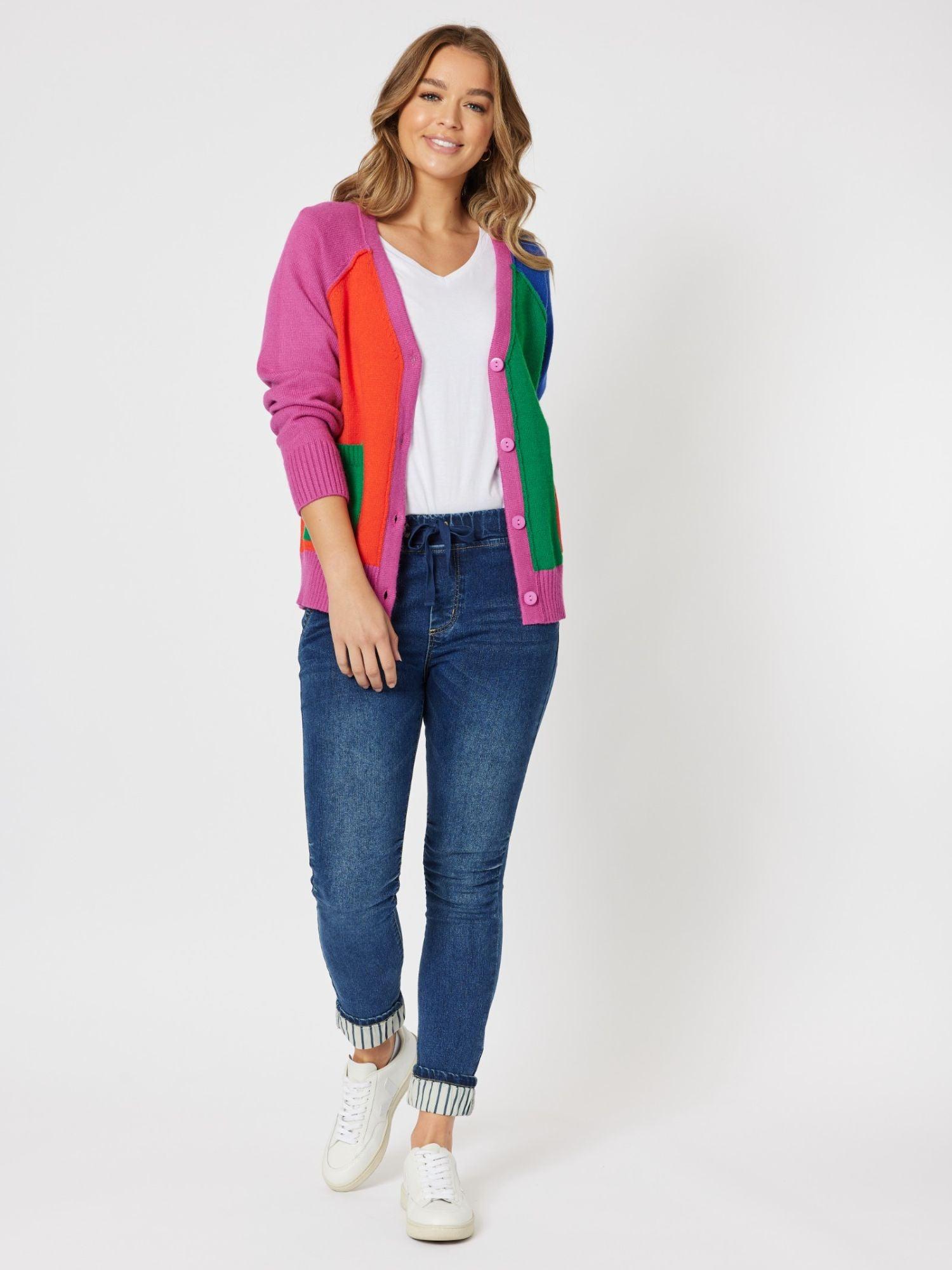 Multi Patch Cardigan - Multi