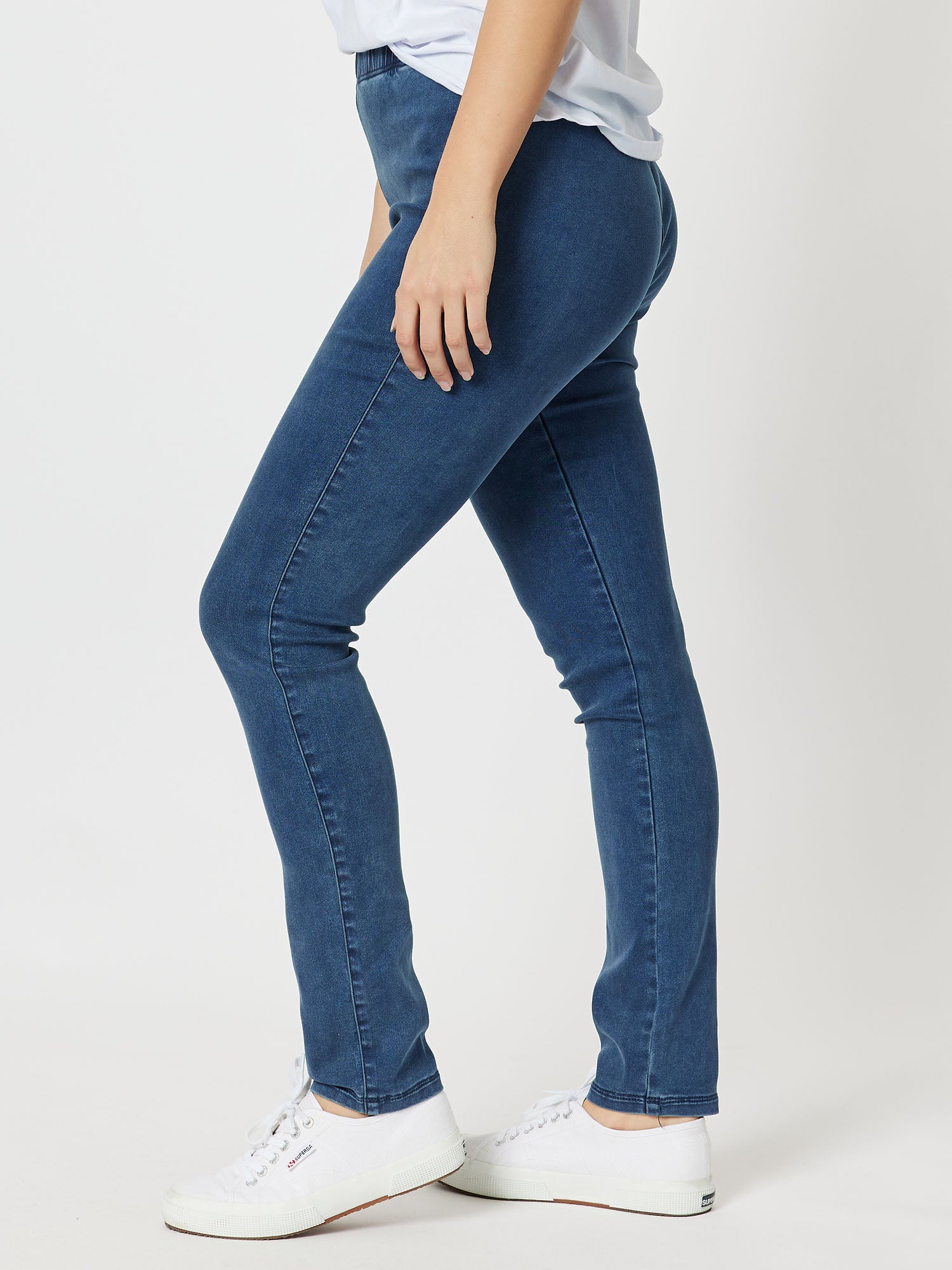 Super Stretch Denim Jegging - Denim