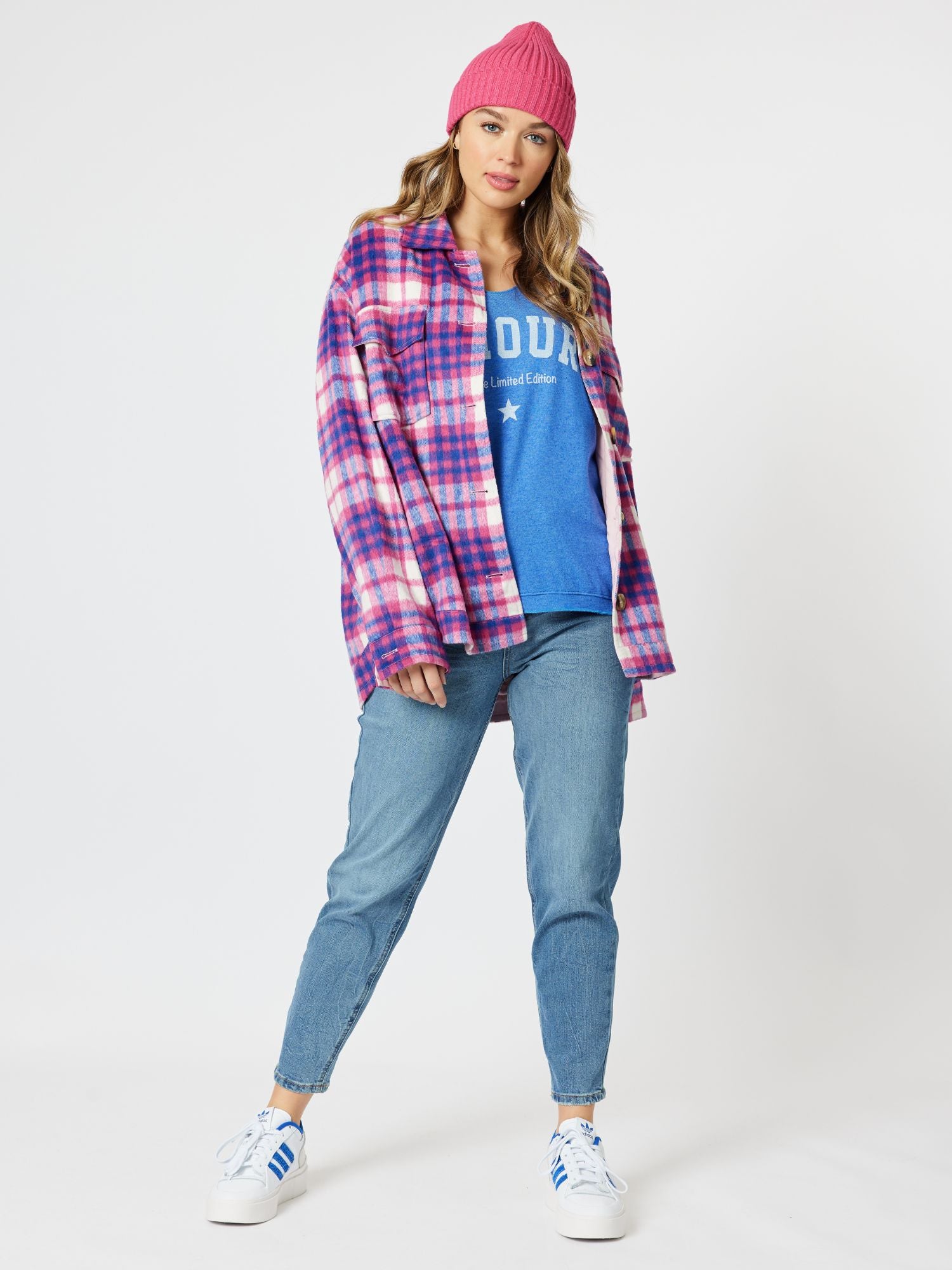 Amour Knit Top Top - Cobalt