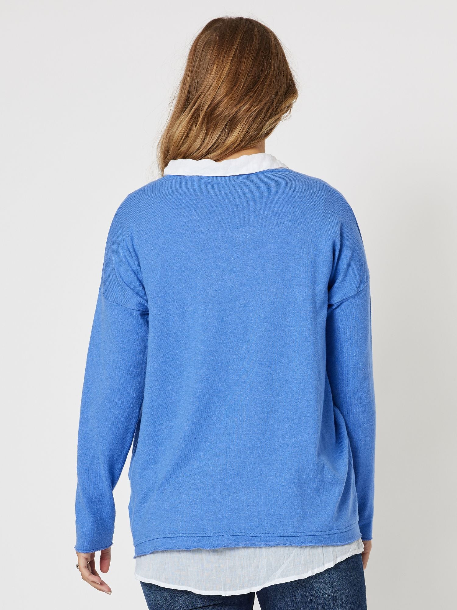 Amour Knit Top - Cobalt