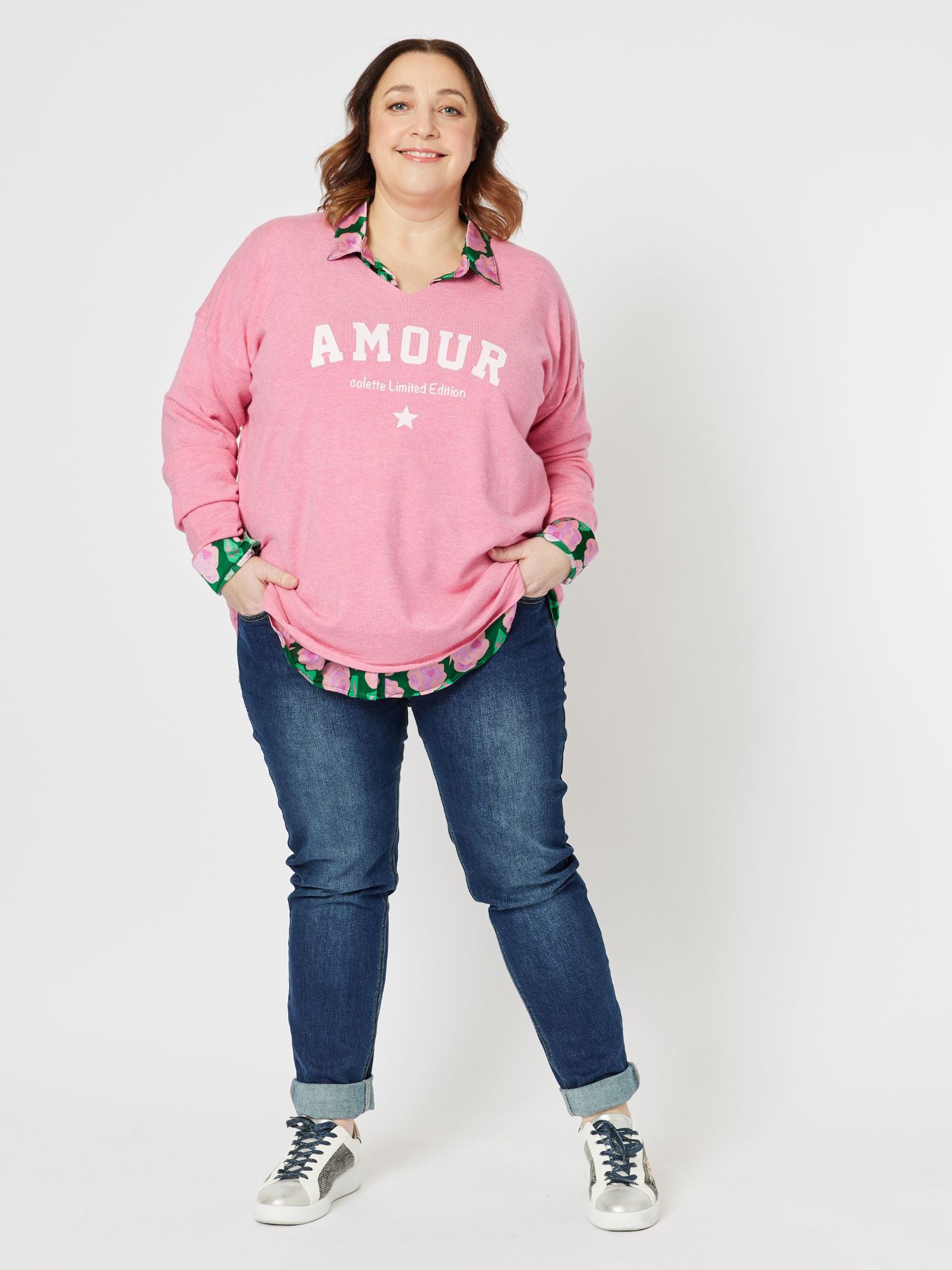 Amour Knit Top - Pink