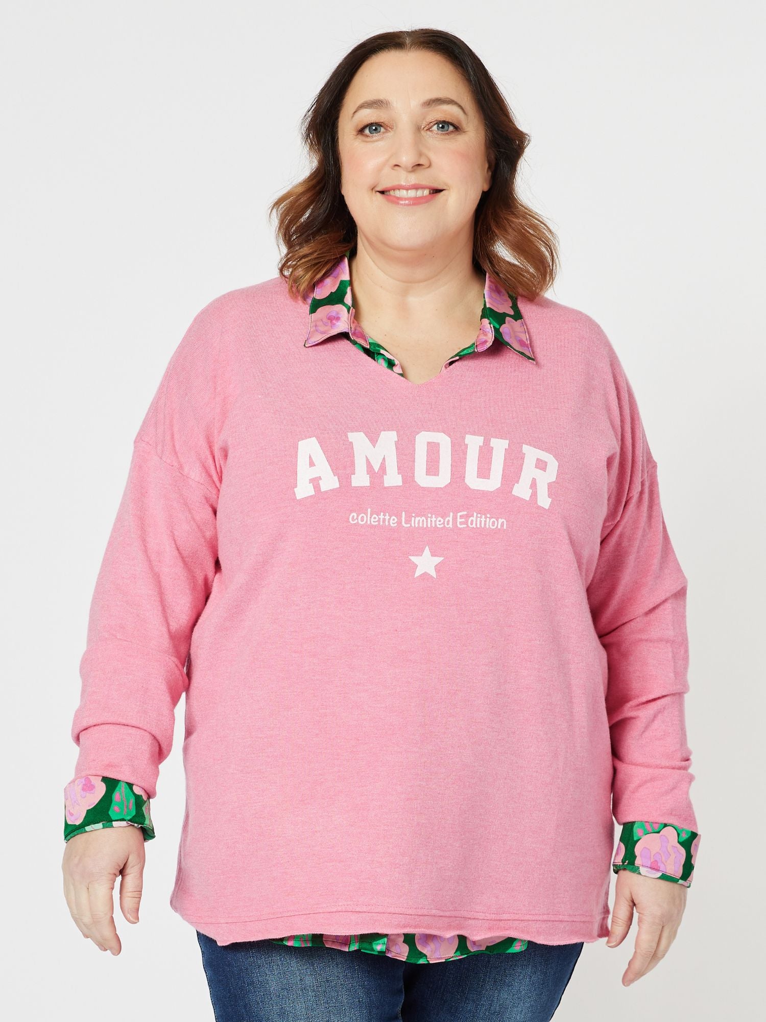 Amour Knit Top - Pink