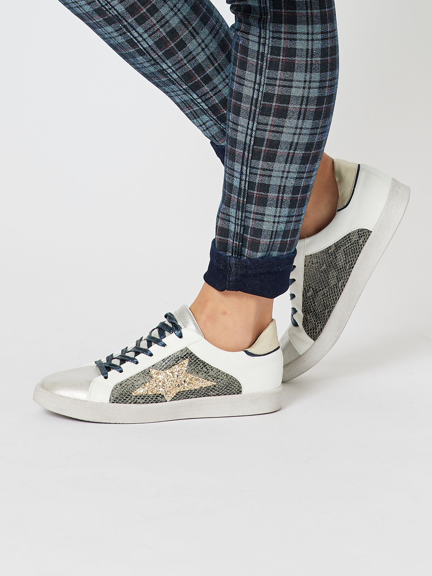 Snake Star Sneaker - White