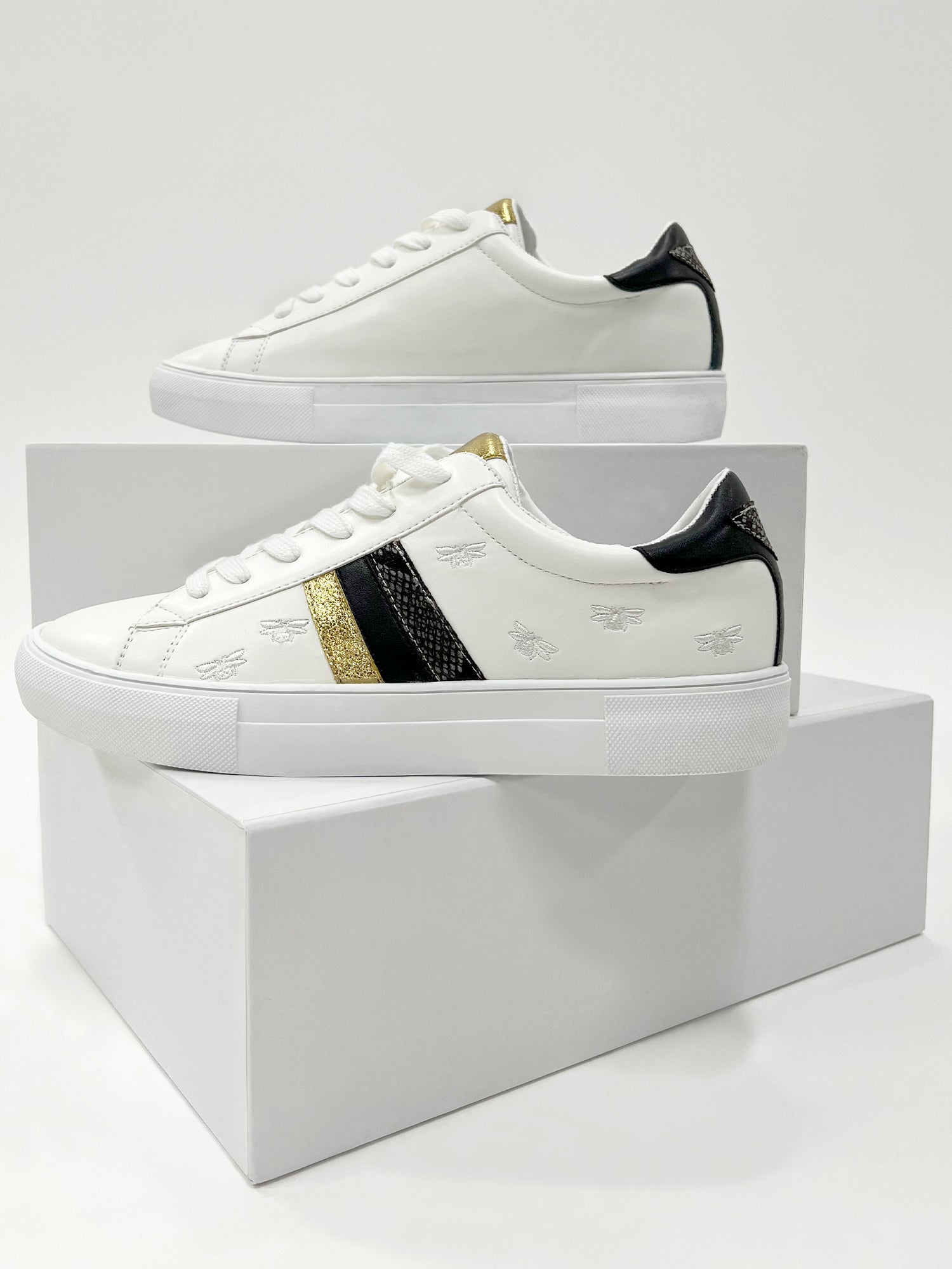 Bumble Bee Sneaker - White