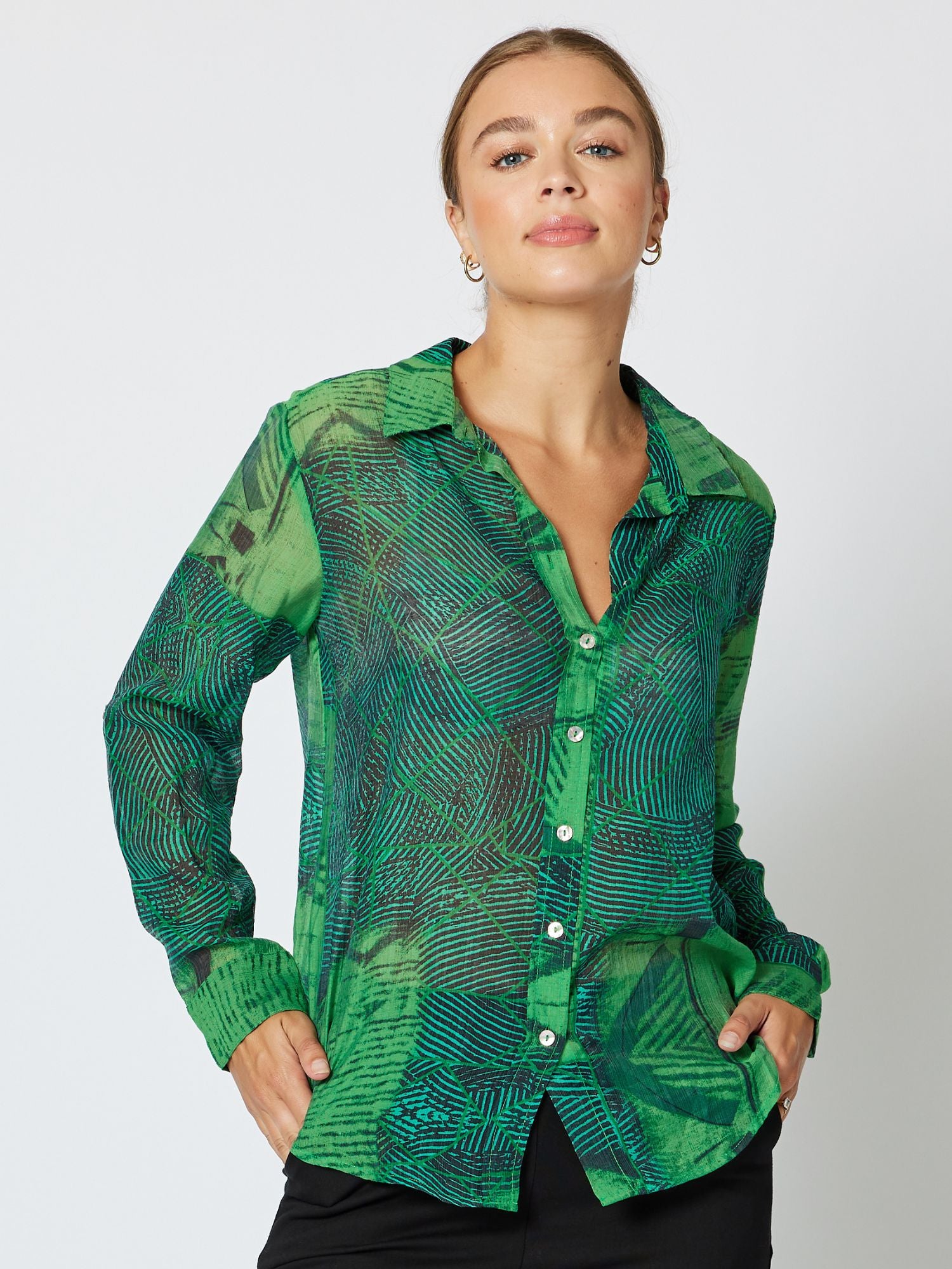 Urban Jungle Shirt - Emerald