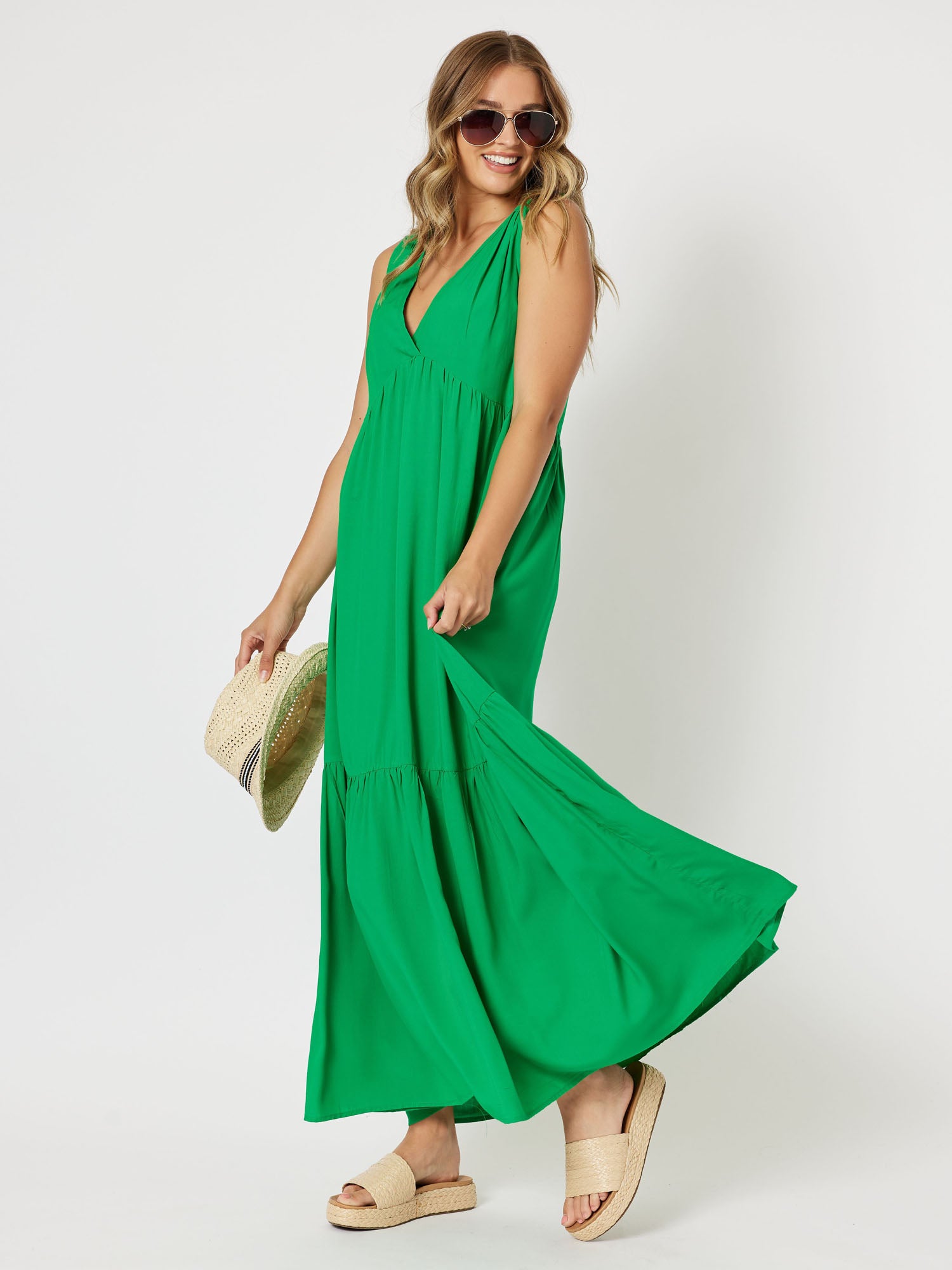 Hamilton Maxi Dress - Green