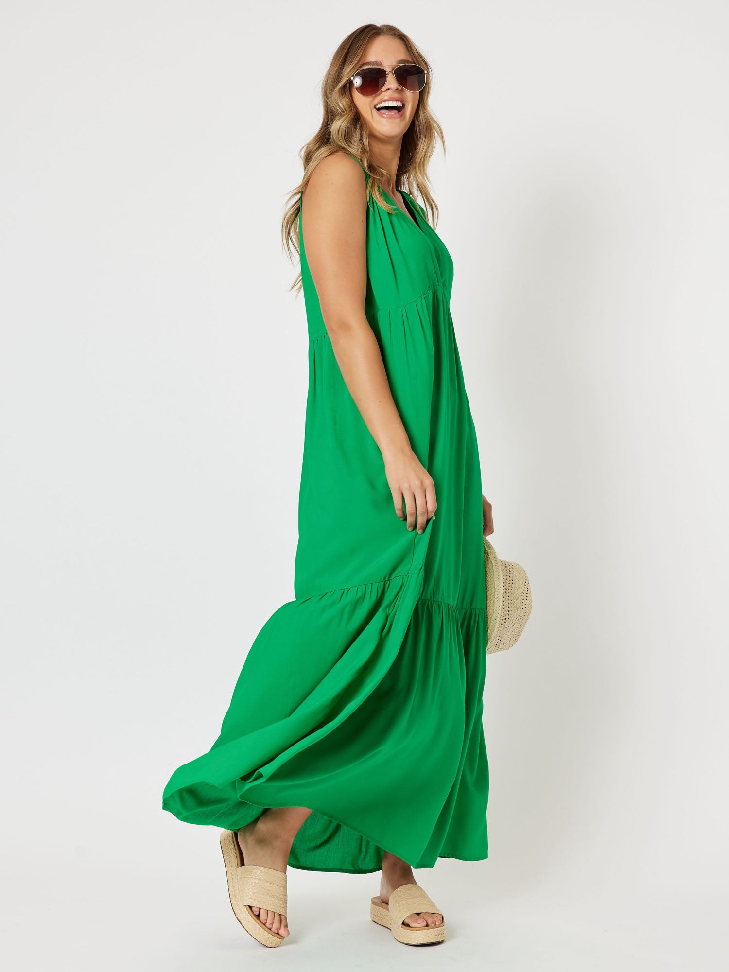 Hamilton Maxi Dress - Green